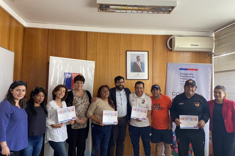 Organizaciones sociales beneficiadas con FONDES gestionados por nuestra DPP Limarí