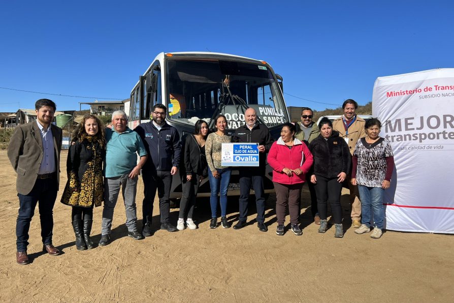 Comenzó servicio de transporte público subsidiado que beneficia a la localidad de Punilla en Ovalle