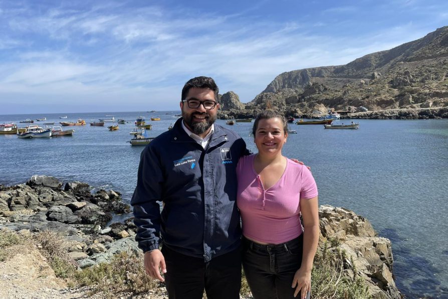 Visitamos las caletas de Limarí para revisar proyectos de agua potable