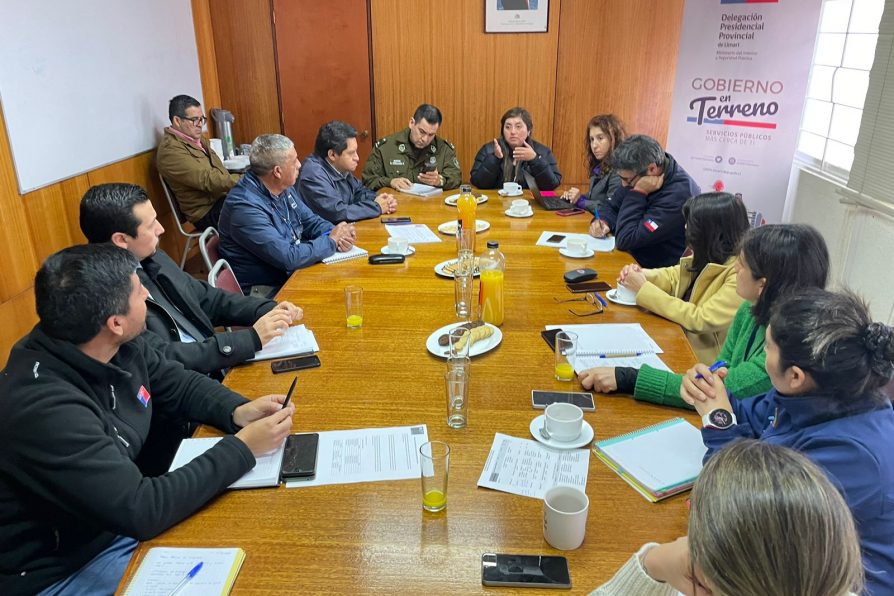 Comité de gestión de riesgos y desastres (COGRID) de Limarí coordina acciones ante pronóstico de sistema frontal