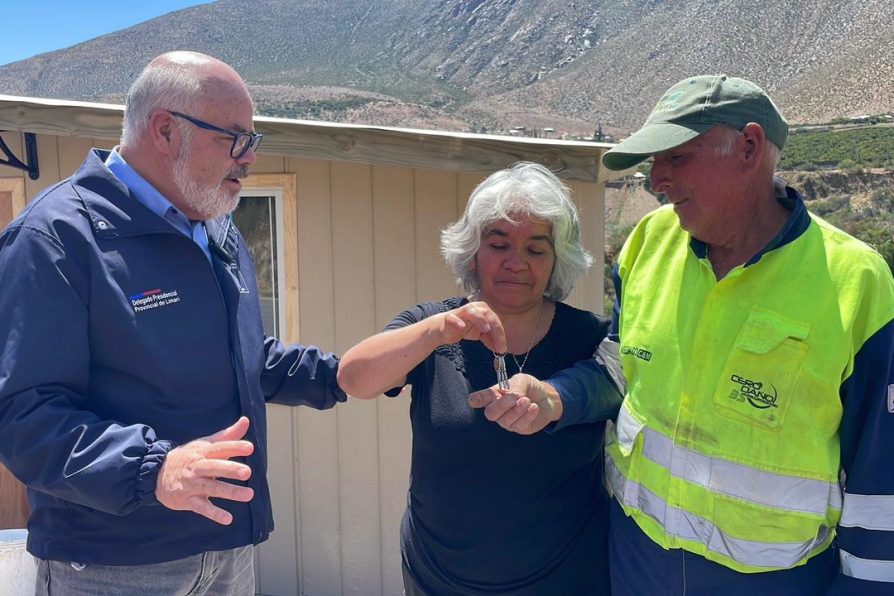 Gobierno entrega vivienda de emergencia a damnificados de Chaguaral Bajo